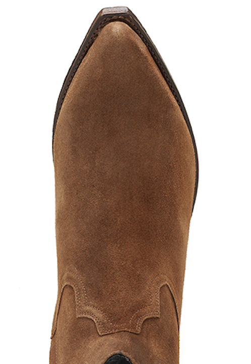 tan western ankle boot