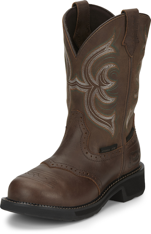 Justin Womens Wanette Gypsy Safety Toe Cowgirl Western Boot Barn