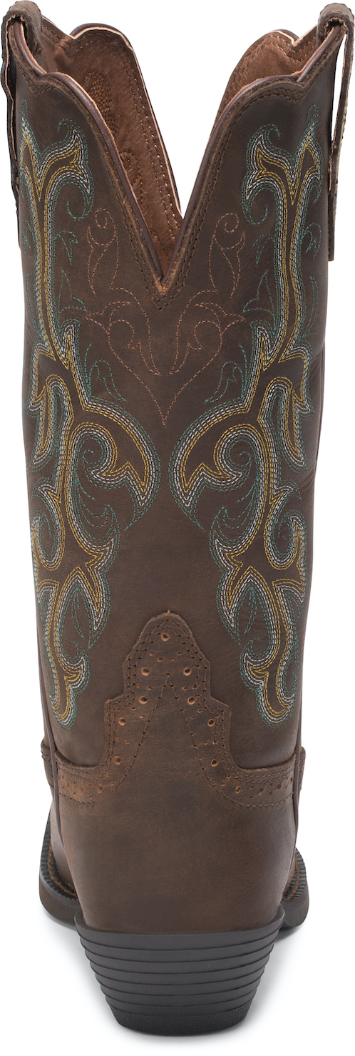 justin stampede western apache cowboy boot