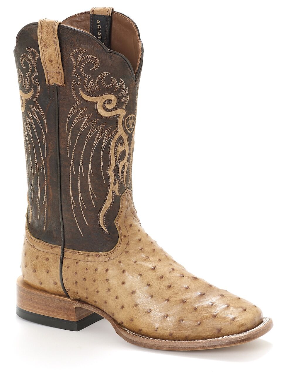 Mens Ariat Rio Ostrich Cowboy Boot