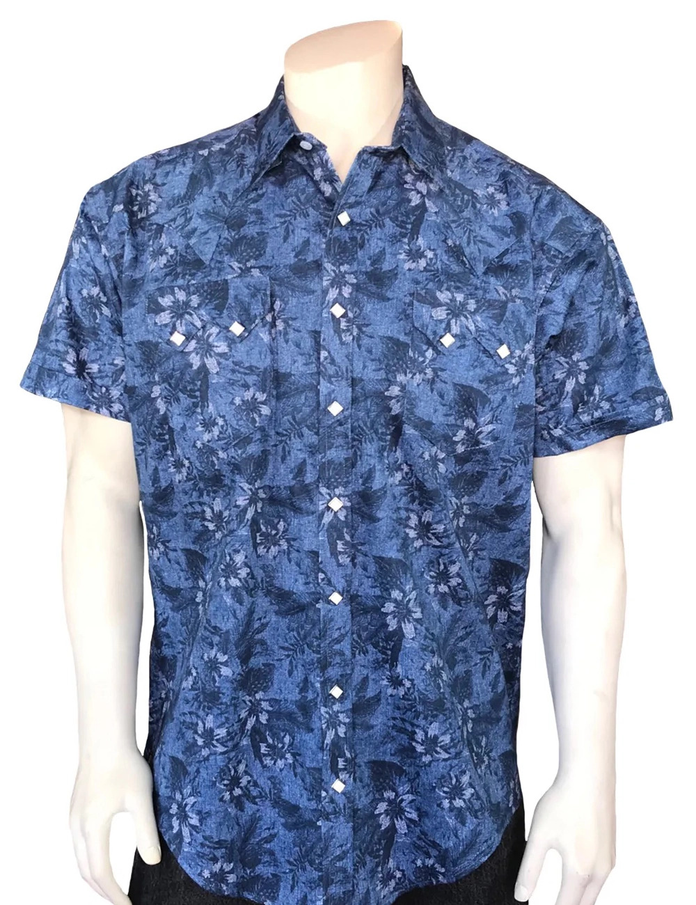 Mens Rockmount Short Sleeve Western Shirt