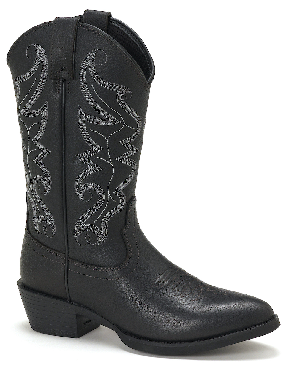 Mens Justin 2566 Black Stampede Western