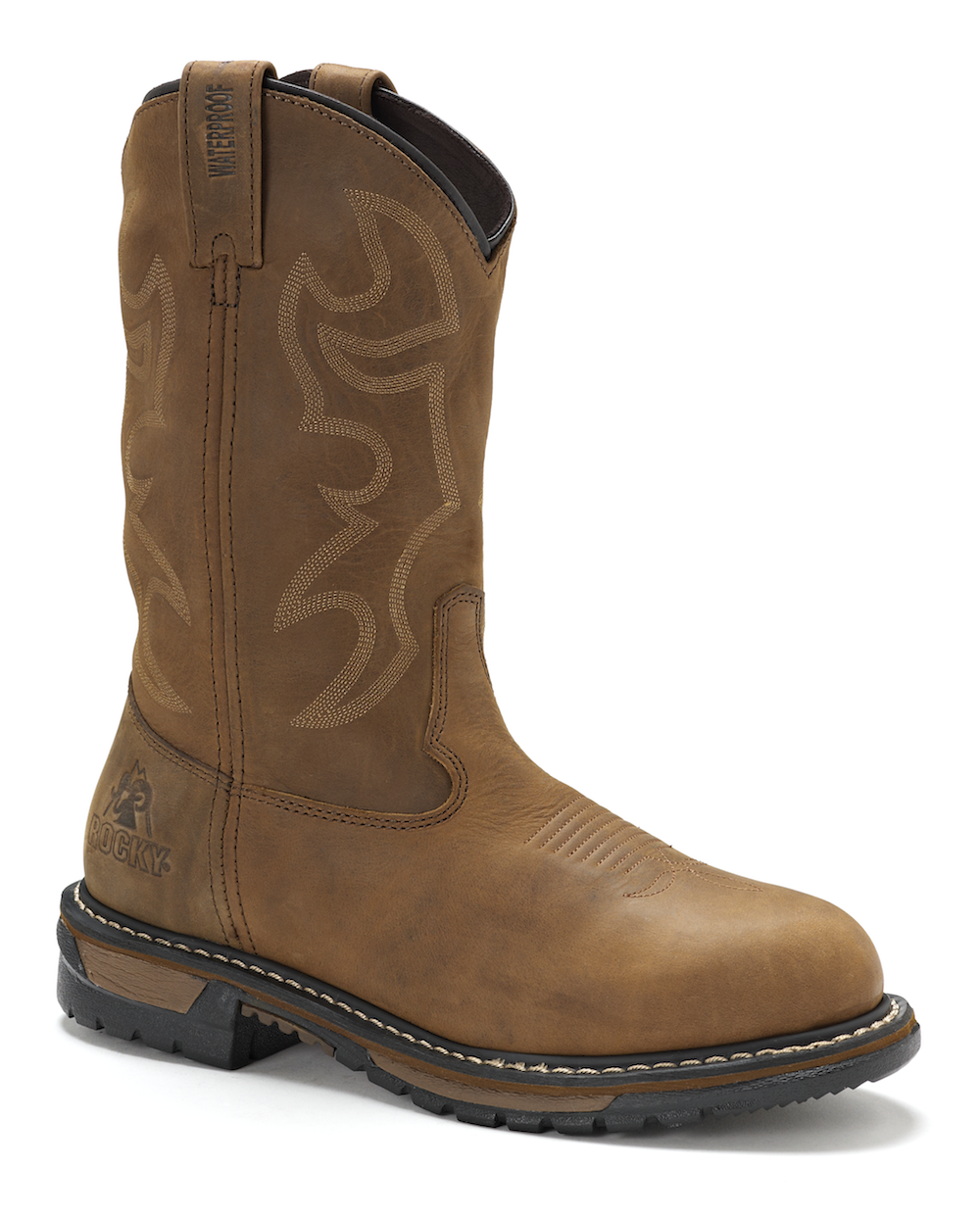 Mens Rocky 2733 Branson Western Boot