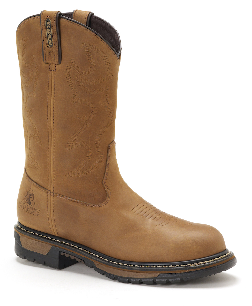 Mens Rocky 2809 Waterproof Steel Toe Western
