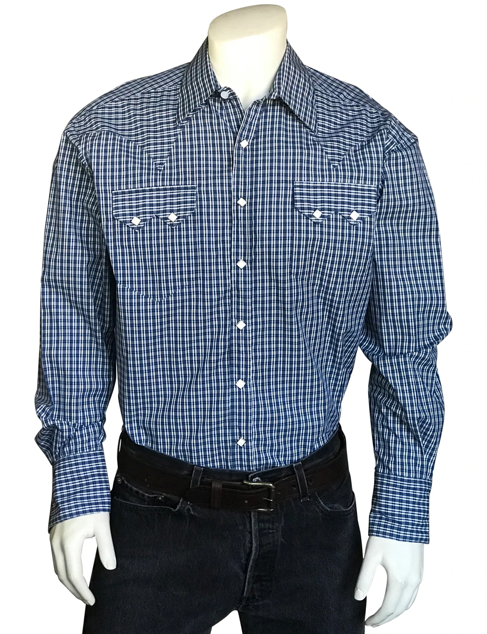 Rockmount Pima Cotton Check Western Shirt