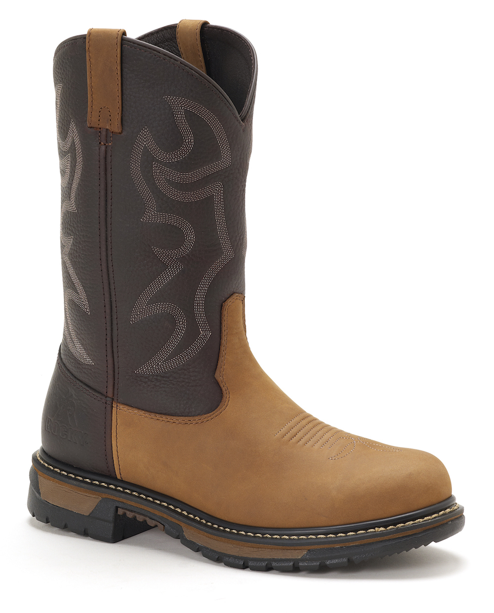 Mens Rocky 6732 Steel Toe Western Boot