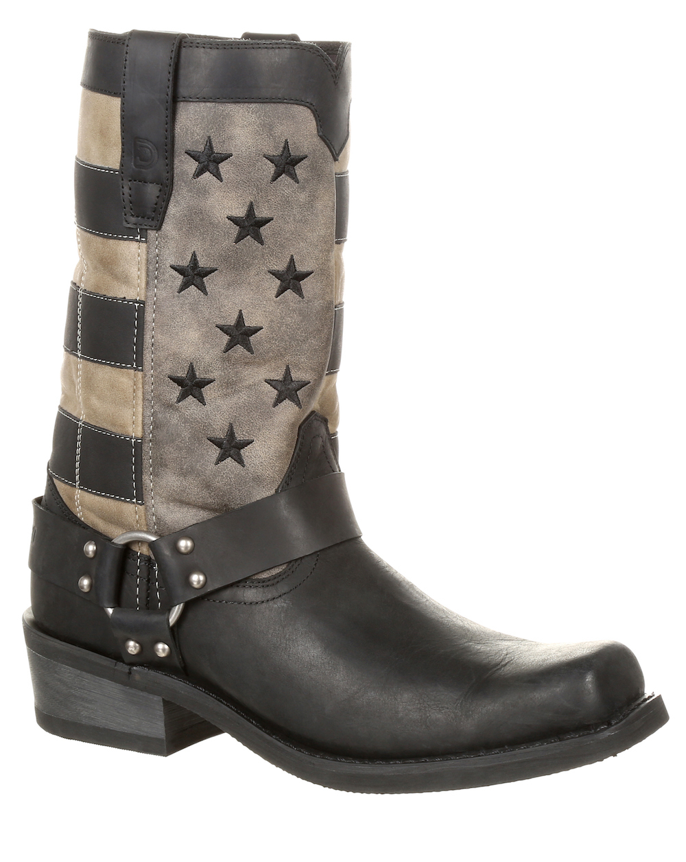 Mens Durango DDB0141 Black Flag Biker Boot