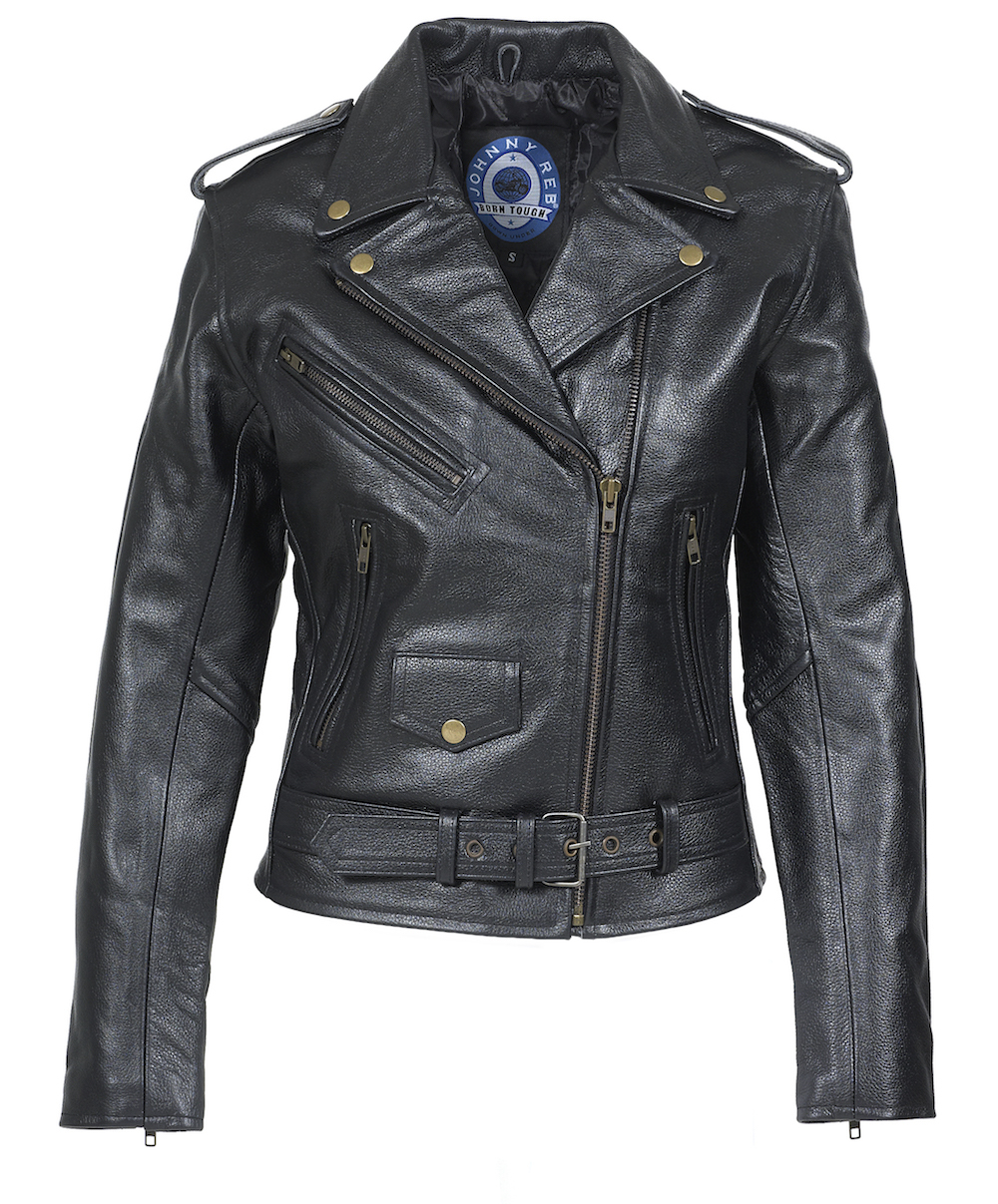 Womens Johnny Reb JRJ10012 Leather Biker Jacket