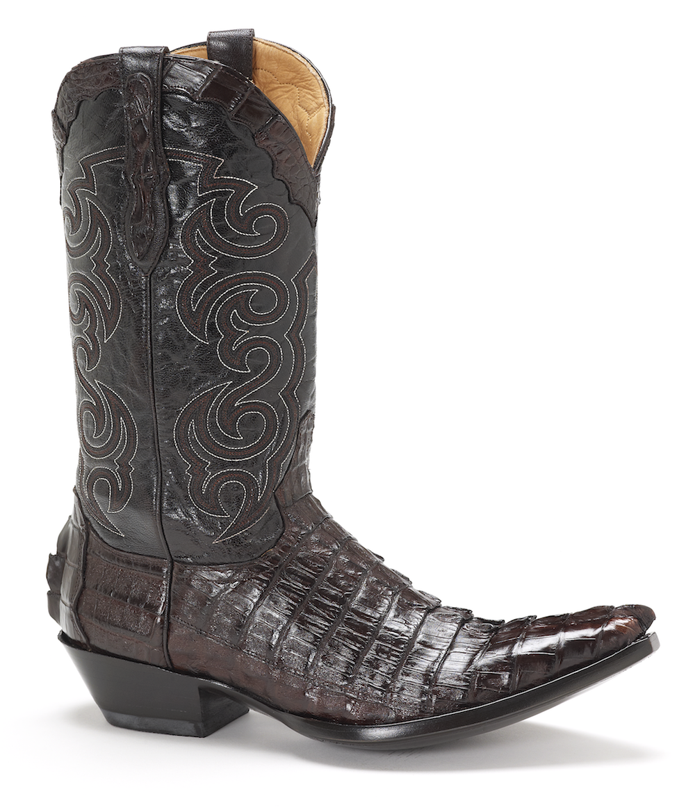 Mens Sendra Chocolate Texas Caiman