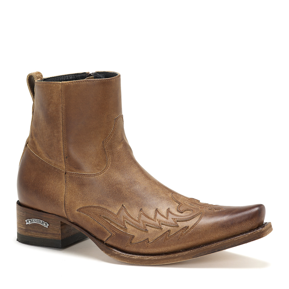 Mens Sendra 11783 Frisco Western Ankle Boot