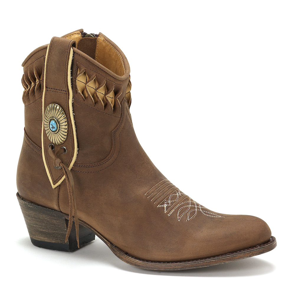 Womens Sendra 14095 Debora Tan Ankle Boot Western Boot Barn