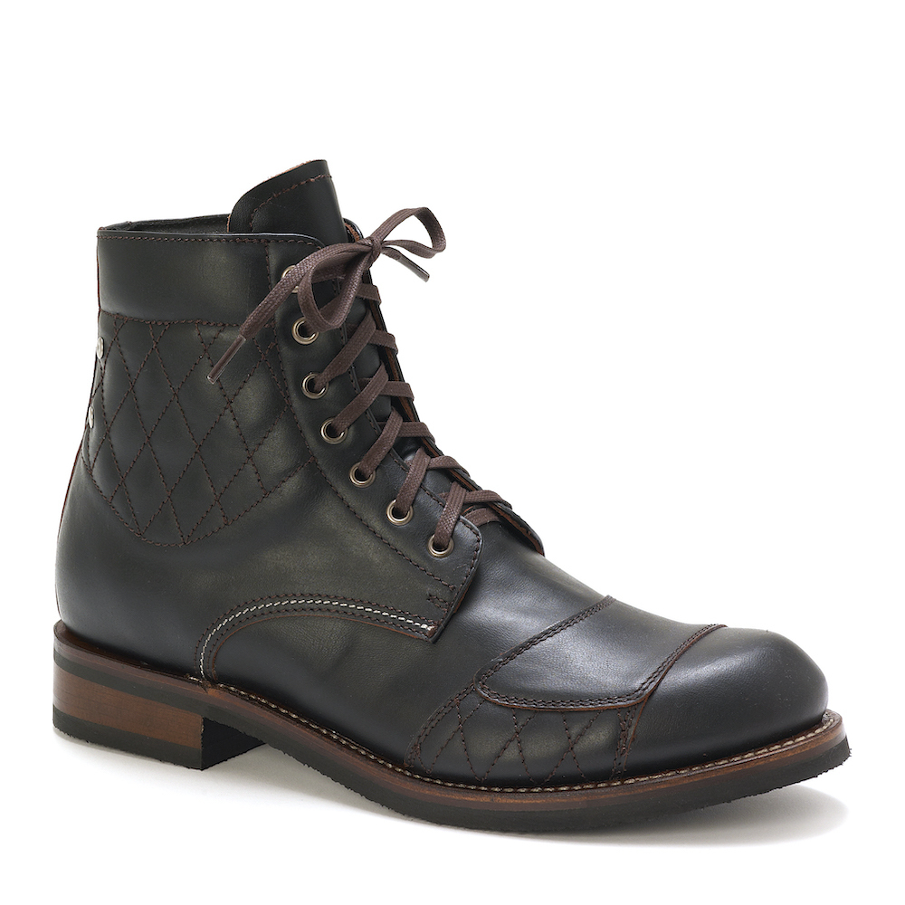Mens Sendra Black Ankle Lacer