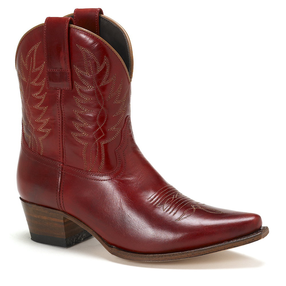 Womens Sendra 16576 Red Western Fashion Bootie Western Boot Barn